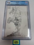 Thor V2 #1 (1998) Virgin Sketch Cover Cgc 9.6 (1st Jake Olson)