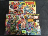 Lot (9) Bronze Age Thor Comcics (from #221-230)