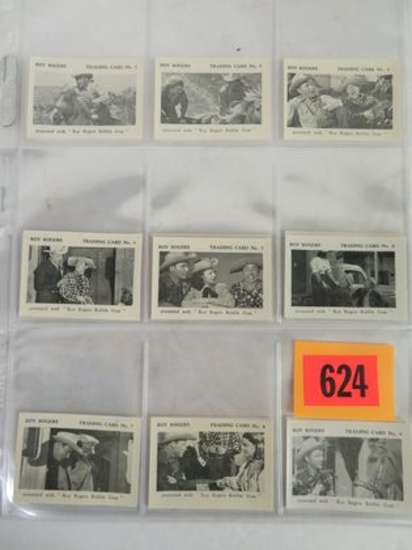 1955 Times Confectionary Roy Rogers Cards, Near Set (22-24)