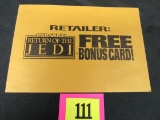 Return Of Jedi 3-d Topps Case Topper Card