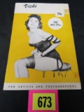 Vicki #1/vintage Men's Pin-up Magazine