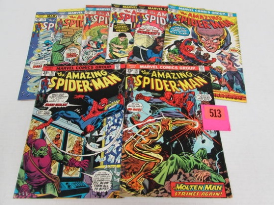 Amazing Spiderman Bronze Age Lot (8 Issues) #132-143