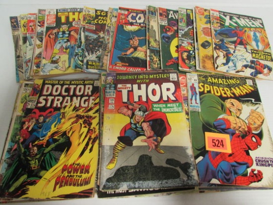 Huge Lot (40+) Mostly Silver Age Marvel & Dc Low Grade