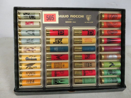 Original 1950s Fiocchi Ammunition Salesman Sample Dealer Display Case