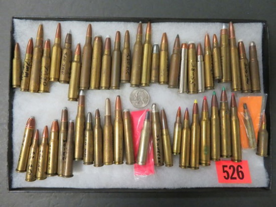 Case Lot of (50) Asst. Ammo Cartridges, As Shown