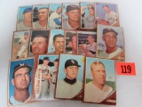 Lot (16) Diff. 1962 Topps Baseball Cards