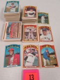Lot (268 Diff.) 1972 Opc O-pee-chee Baseball W/ Stars