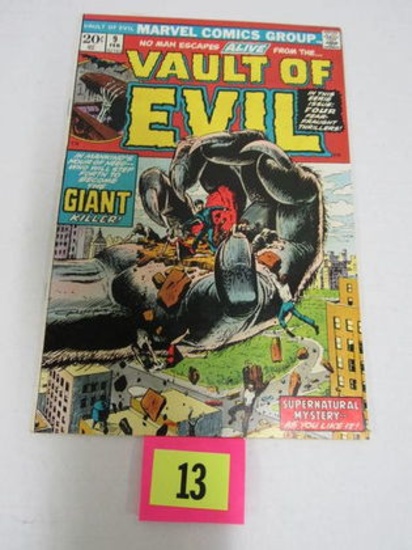 Vault Of Evil #9 (1973) Marvel Bronze Age Horror