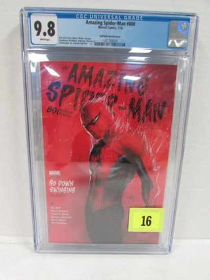 Amazing Spiderman #800 (2018) Gabrielle Dell'otto Variant Cgc 9.8 Hot!