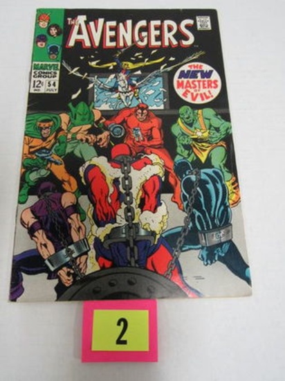 Avengers #54 (1968) 1st New Masters Of Evil