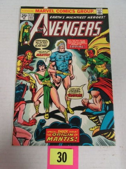 Avengers #123 (1974) Bronze Age Origin Of Mantis