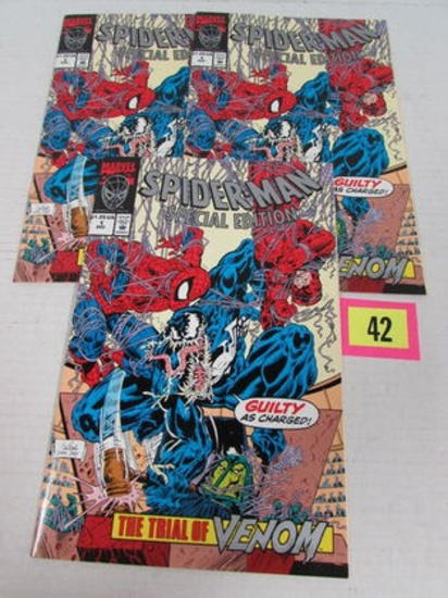 (3) Spiderman Special Edition #1 (1992) Trial Of Venom