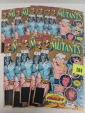 Dealer Lot (11) New Mutants #87 (1990) 2nd Printing/ Key 1st Cable