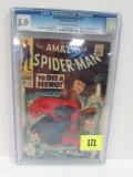 Amazing Spiderman #52 (1967) Silver Age 1st Joe Robertson Cgc 5.0