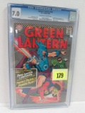 Green Lantern #45 (1966) 2nd Ga Green Lantern App. Cgc 7.0