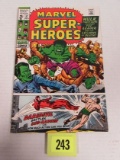 Marvel Super Heroes #27 (1970) Silver Age Hulk/ Daredevil