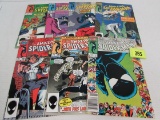 Amazing Spiderman Copper Age Lot (7 Issues) Black Costume Era