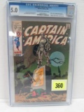 Captain America #113 (1969) Silver Age Classic Steranko Cover Cgc 5.0