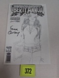 Liberty Annual (2011) Sketch Cover Variant/ Signed By Artist Frank Quitely