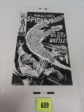 Amazing Spiderman #77 (1969) Silver Age Lizard Original Production Acetate