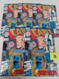 Dealer Lot (5) Cable #1 (1993) 1st Print/ Gold Foil
