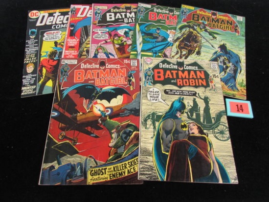 Detective Comics Late Silver Age Lot (7) Batman/ Neal Adams