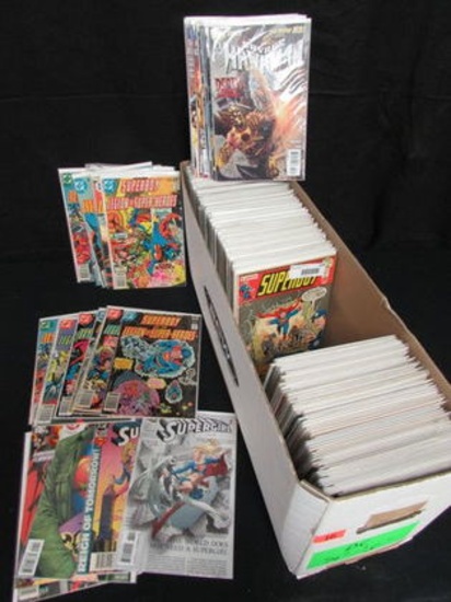 Long Box (approx. 200-250) Mixed Dc Supergirl, Superboy+