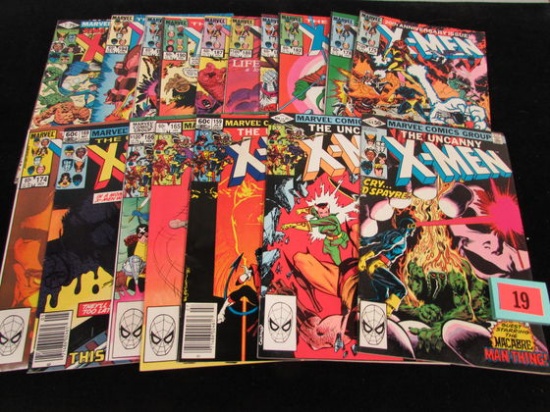 X-men Bronze/ Copper Age Lot (17 Diff.) #144-194