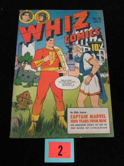 Whiz Comics #41 (1943) Golden Age Captain Marvel