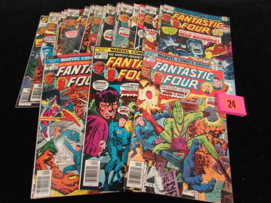 Fantastic Four #176-199 Bronze Age Run Complete (24 Issues)