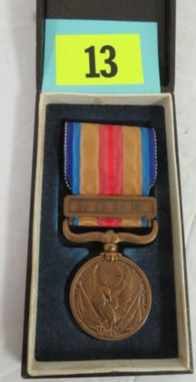 Cased 1942 WWII Japanese China Incident Medal