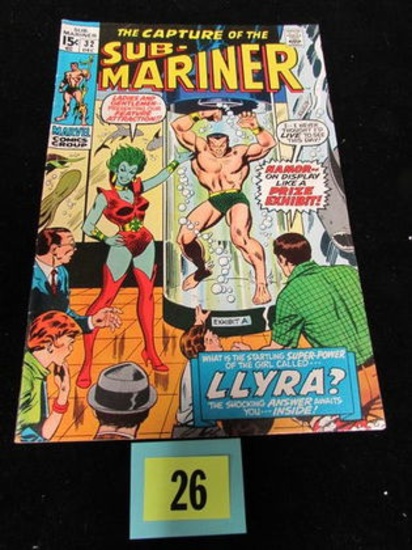 Sub-mariner #32 (1970) 1st Appearance Llyra