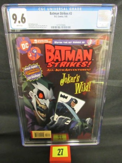 Batman Strikes #3 (2005) Joker Cover Cgc 9.6