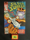 Silver Surfer V3 #34 (1990) Classic Thanos Cover