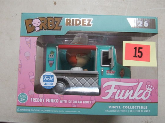 Funko Dorbz Ridez Freddy Funko With Ice Cream Truck