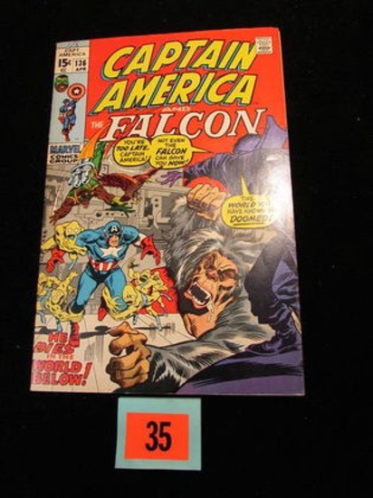 Captain America #136 (1971) Silver Age/ Falcon