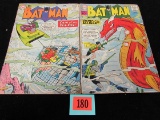 Batman #132 & 138 Early Silver Age Dc Issues