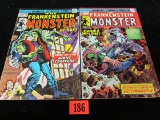 Frankenstein #14 & 17 Marvel Bronze Age Issues