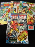 Iron Man Late Silver Age Lot #21, 27, 33, 40