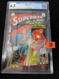 Superman #199 (1967) Key 1st Race Vs. Flash Cgc 6.5