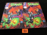 (2) Spawn #1 (1992) Key 1st Issue/ Mcfarlane/ Image