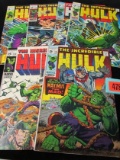 Incredible Hulk Late Silver Age Lot 119, 120, 123, 124, 125, 127