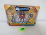 Dc Universe Crisis 3 Pack Wonder Girl, Superman, Supergirl Mib