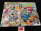 Amazing Spiderman #130 & 131 (1974) Bronze Age Marvel