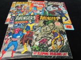 Avengers Silver Age Lot #33, 41, 62, 78, 88