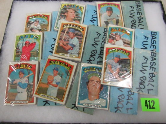 Lot (100) High Grade 1972 Topps Baseball Cards