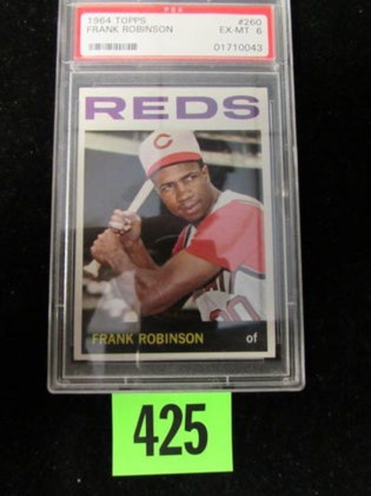 1964 Topps #260 Frank Robinson Psa 6 Exmt