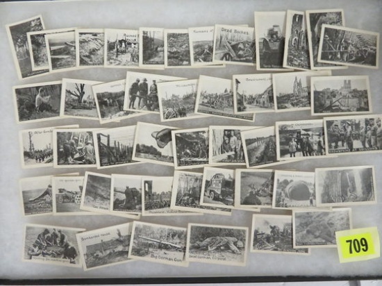 Wwi Group Of (41) German Cigarette Cards