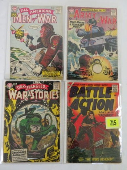 Golden Age War Comics Lot Of (4)