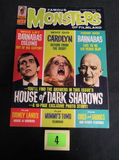 Famous Monsters Of Filmland #82 (1971) Classic Dark Shadows Cover